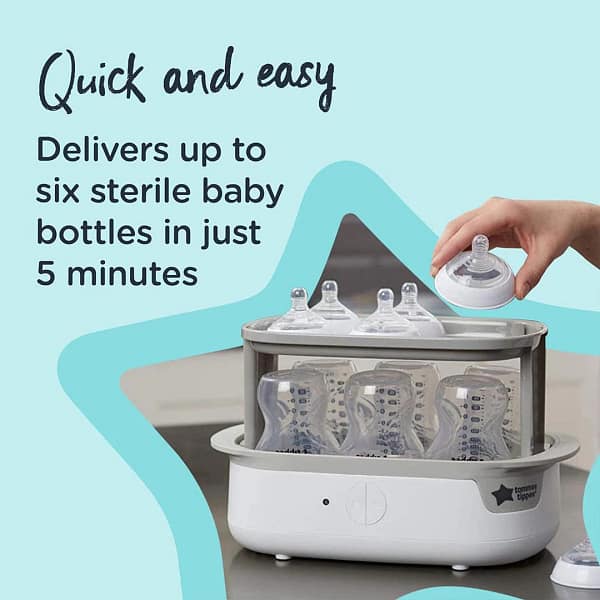 tomme-tippee-electric-steam-sterliser-lifestyle_1800x1800 Tommee Tippee Super Steam Electric Steam Steriliser – Fast Baby Bottle Sterilizer for All Bottle Brands Baby Feeding Essentials