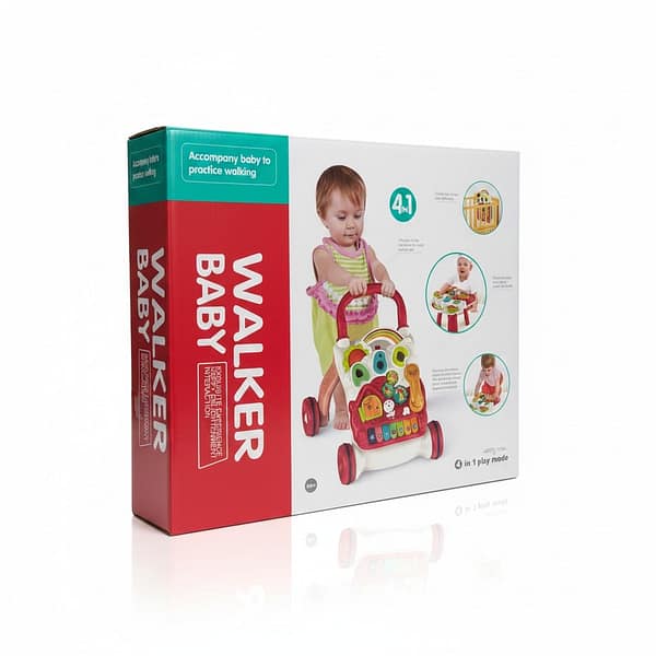 4-in-1 Baby Walker with Activity Center – Push Walker, Sit & Play Learning Toy, Music & Interactive Toys | Kampala Uganda