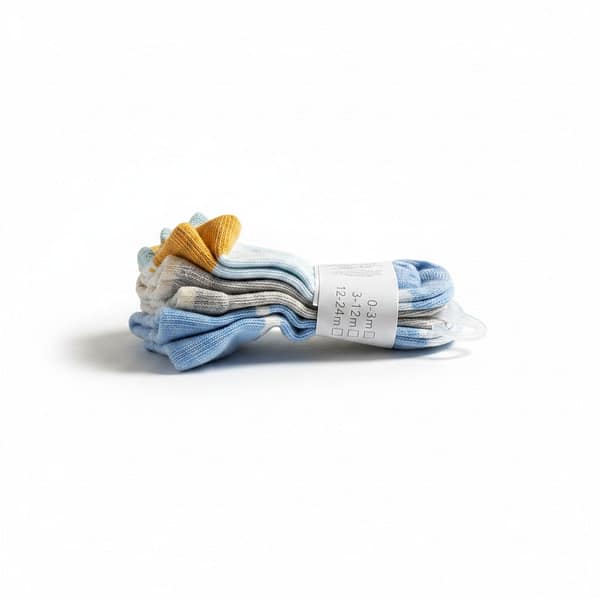 Newborn Baby Socks – Different colour Infant Socks with Ribbed Cuff
