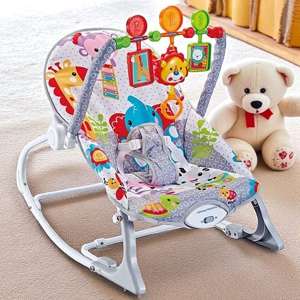 baby-rocker-chair-baby-bouncing (2) (1) Baby Infant Rocker Chair with Toy Bar & Vibration