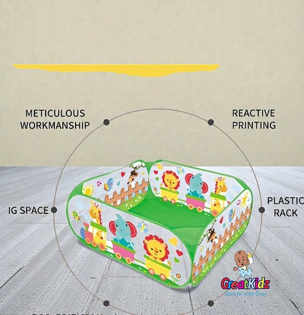 H1fe9fe9bfba941bea30bf1dc9c1240e (1) Kids Ball Pool Playpen with Colorful Balls – Indoor Fun